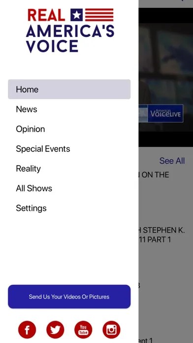 Скриншоты Real America’s Voice News