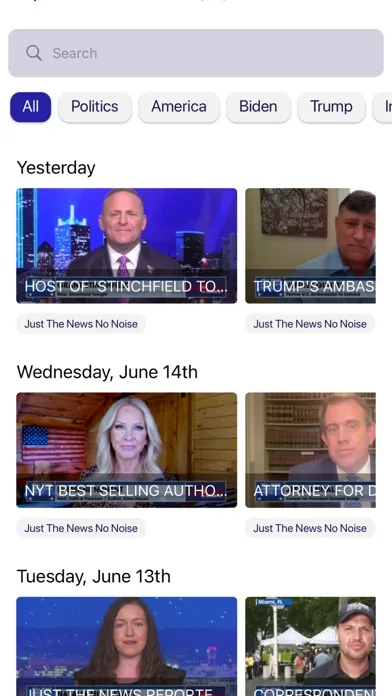 Скриншоты Real America’s Voice News