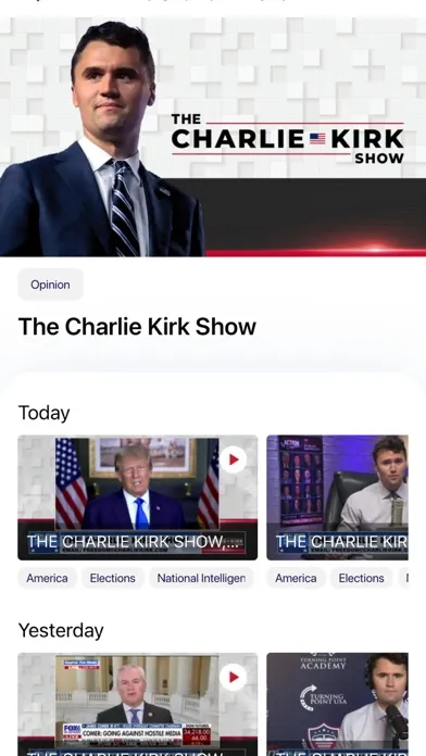 Скриншоты Real America’s Voice News