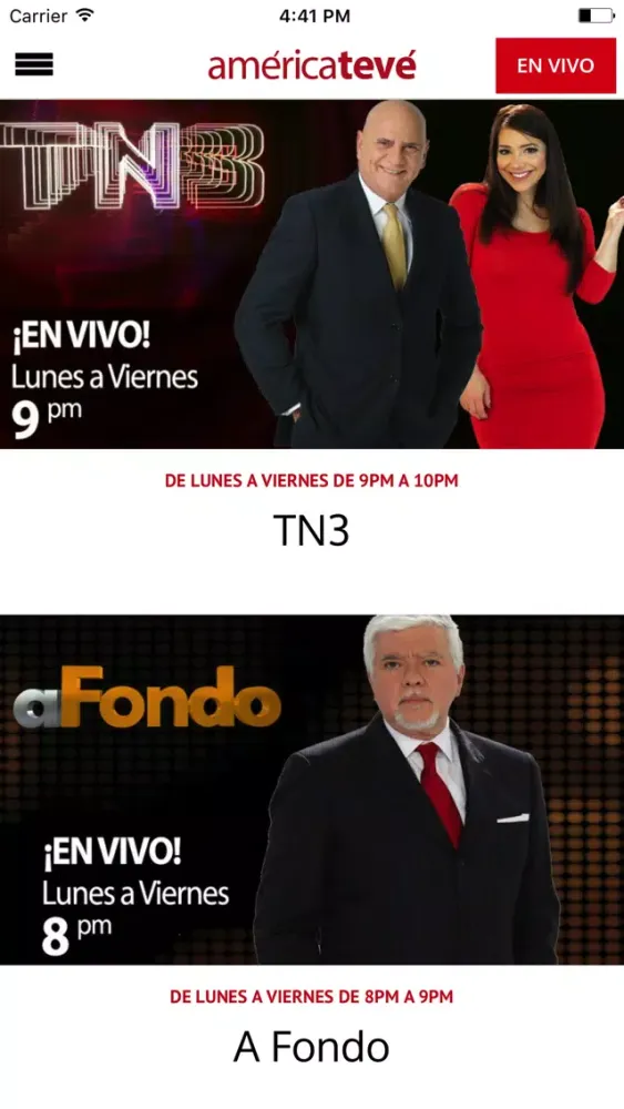 América TeVé! Screenshots