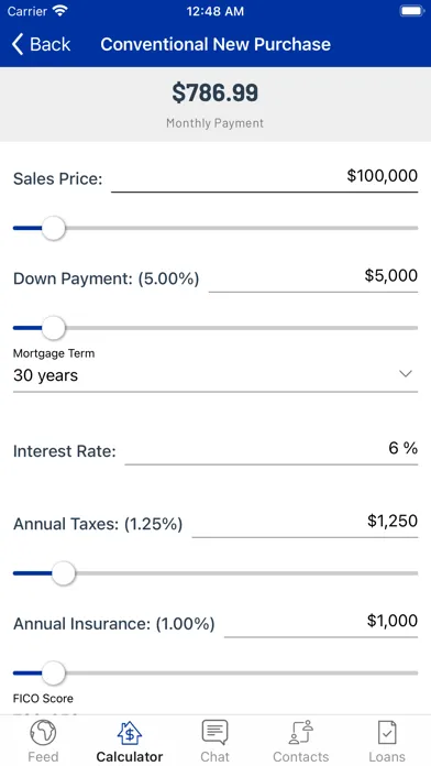 Screenshot di AmeriCU Mortgage App