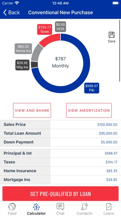 Screenshot di AmeriCU Mortgage App