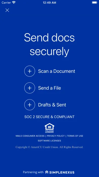 Screenshot di AmeriCU Mortgage App