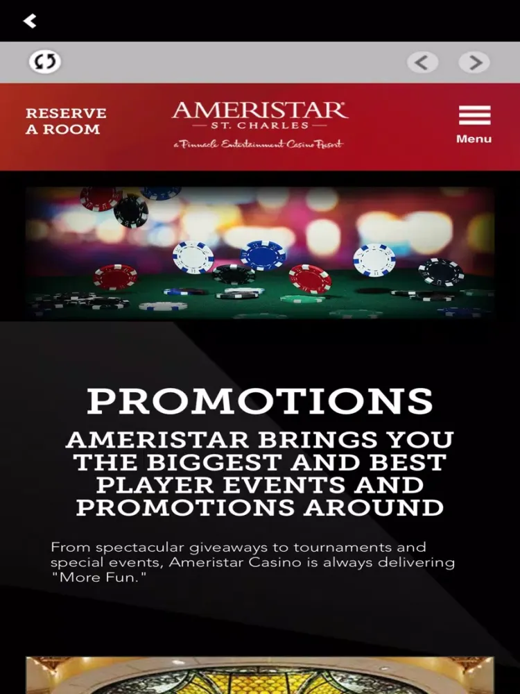 Captures d'écran de Ameristar St. Charles iPad 