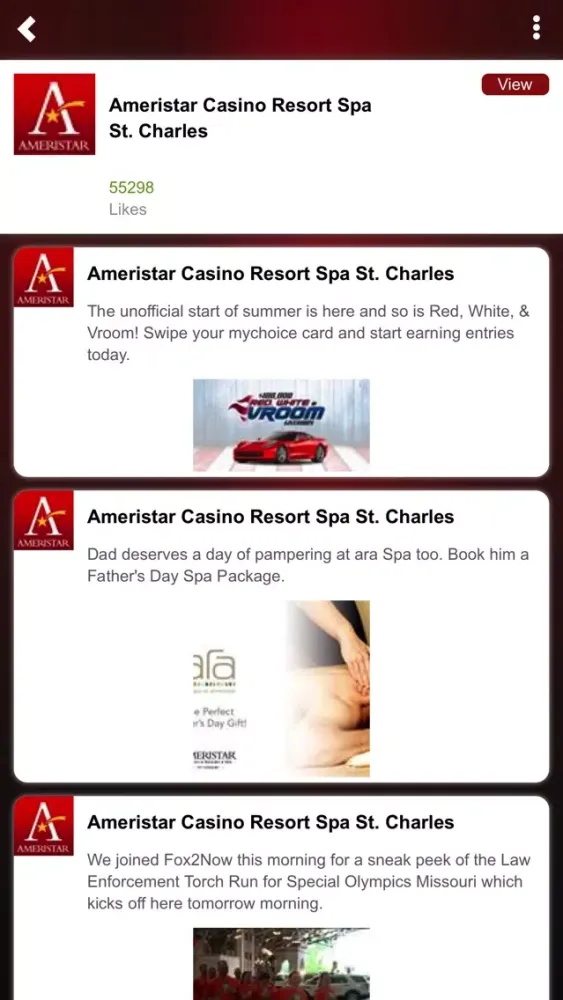 Captures d'écran de Ameristar St. Charles