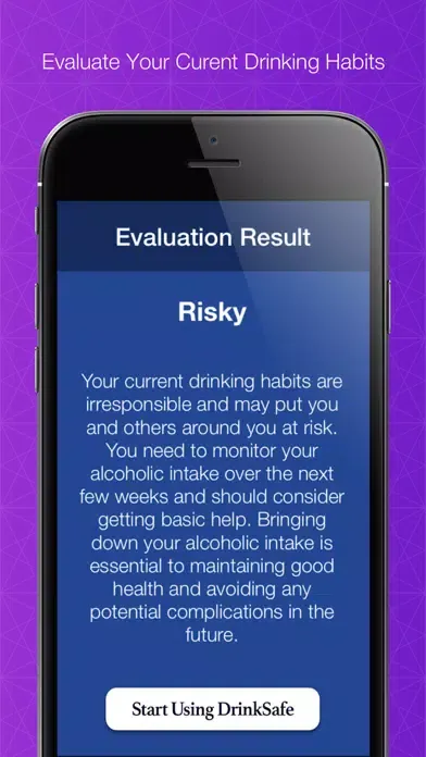 Capturas de tela do DrinkSafe - Alcohol Tracker