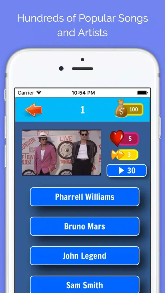 Capturas de tela do Guess The Song - Song Quiz With Sound Clips