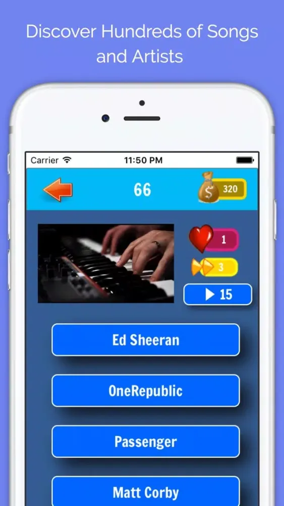 Capturas de tela do Guess The Song - Song Quiz With Sound Clips