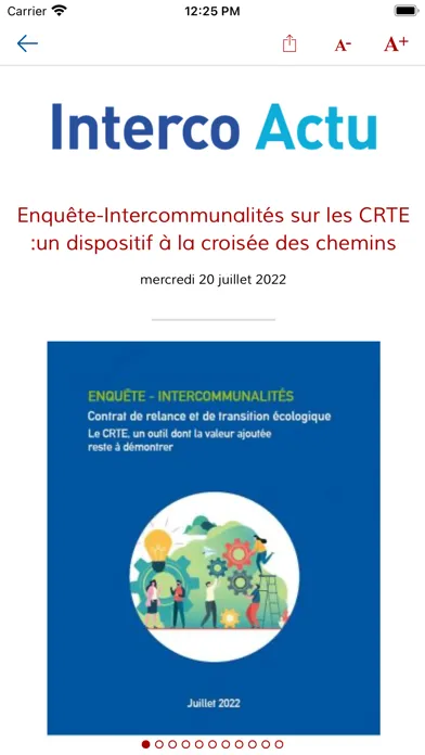 Captures d'écran de L'application de l'AMF