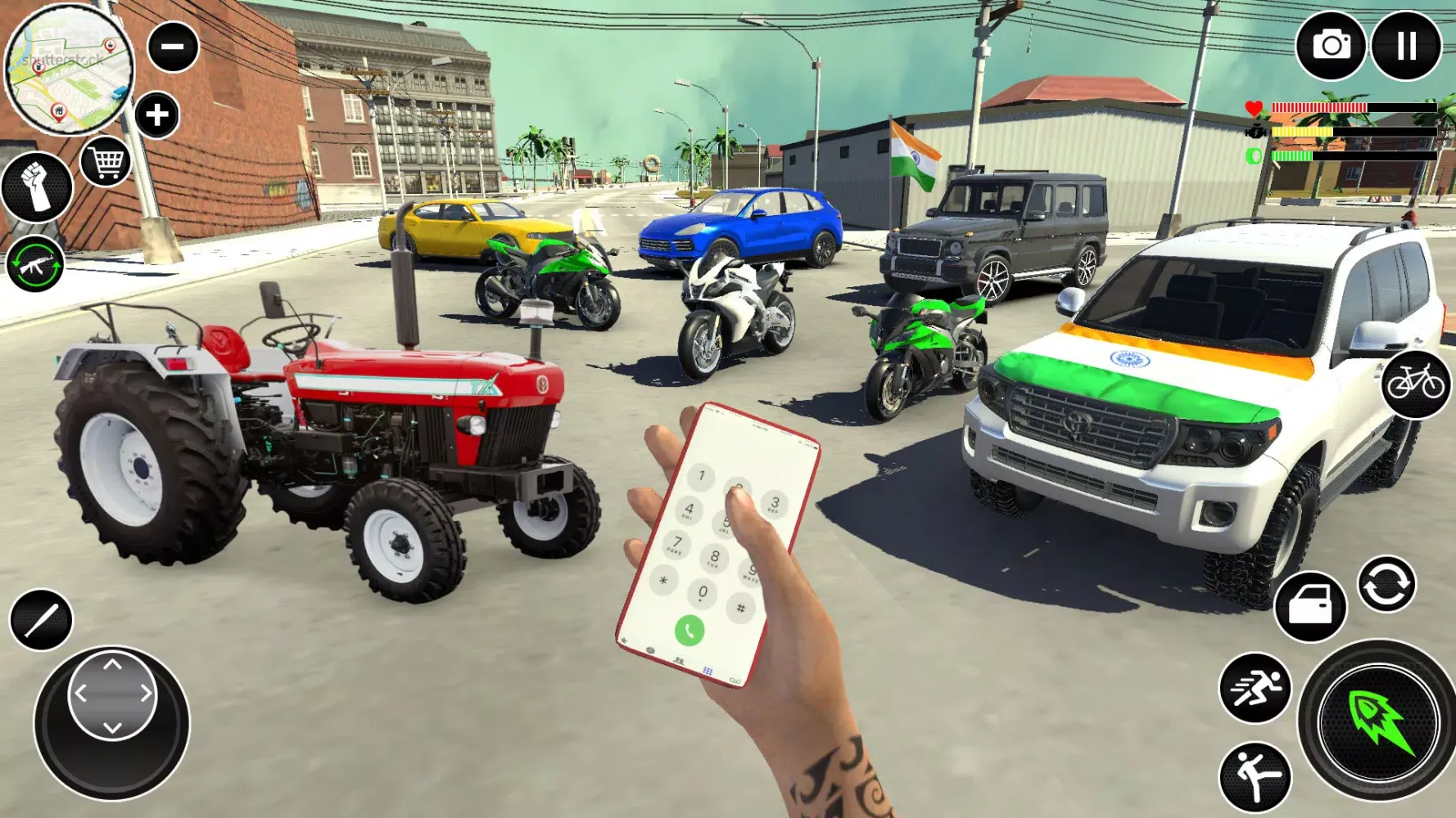 Indian Driving Bike Simulator 스크린샷