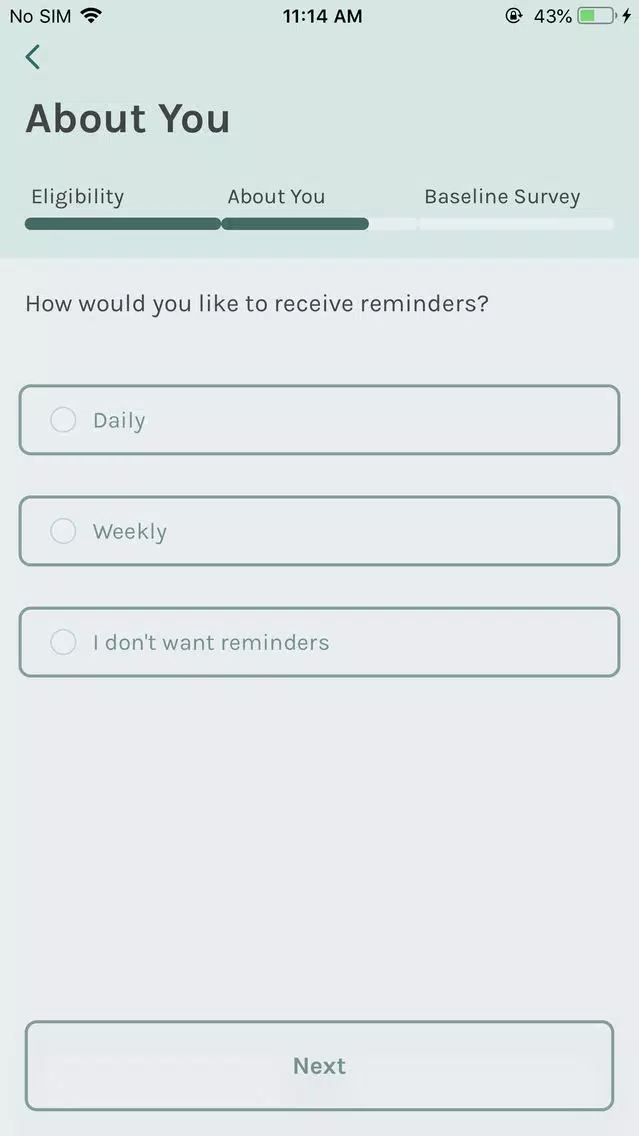 Migraine Recorder سکرین شاٹس