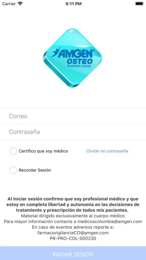 Captures d'écran de Amgen Osteo