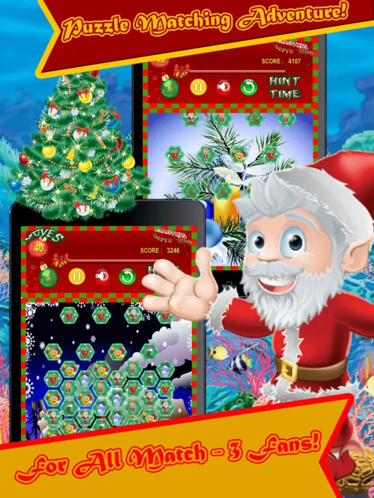 Captures d'écran de Christmas Gift Mania - A list of Gifts to Discover and Match them Free Game iPad 