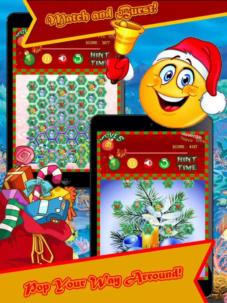 Captures d'écran de Christmas Gift Mania - A list of Gifts to Discover and Match them Free Game iPad 