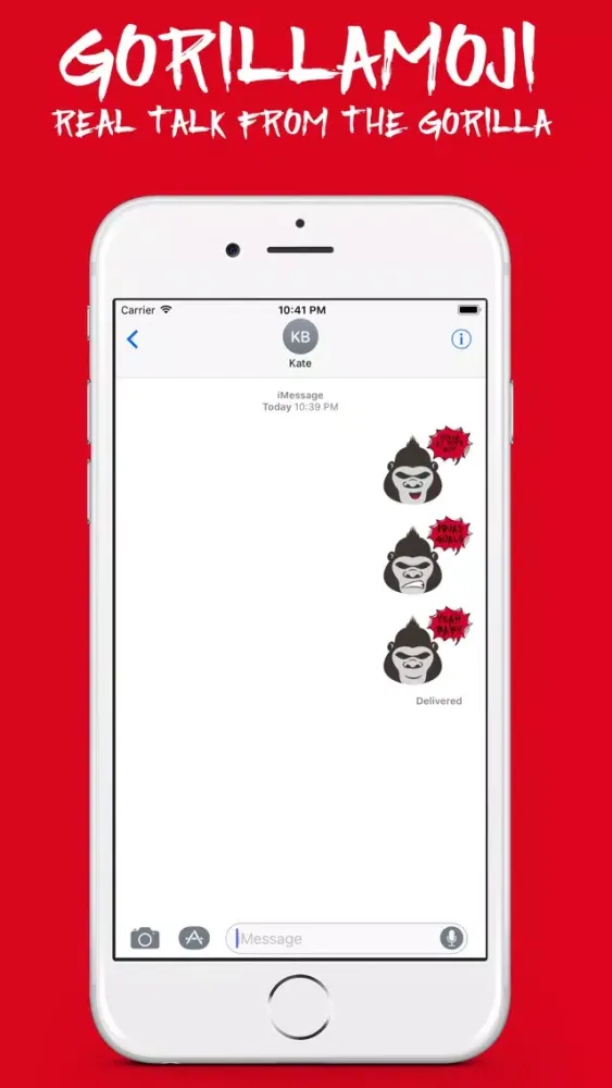 GorillaMoji Sticker Pack स्क्रीनशॉट