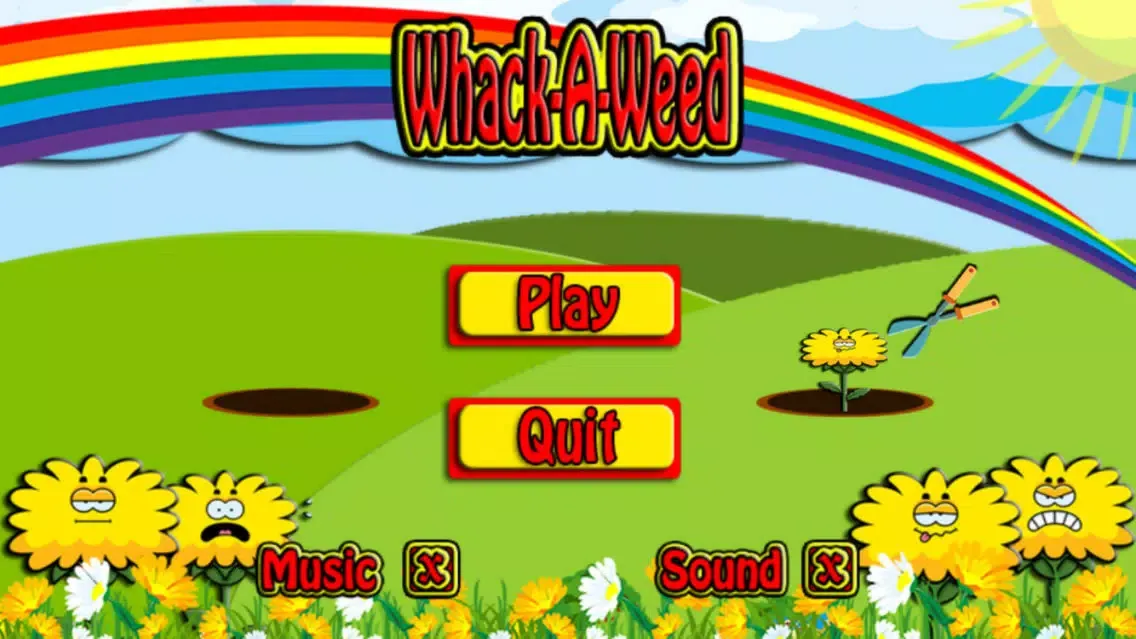 Tangkapan layar Whack A Weed
