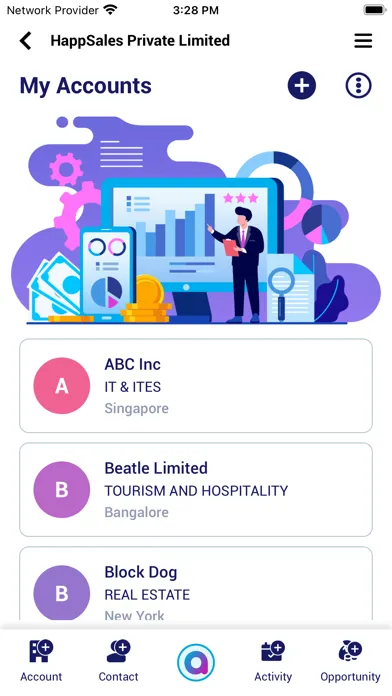 Tangkapan skrin HappSales Neo