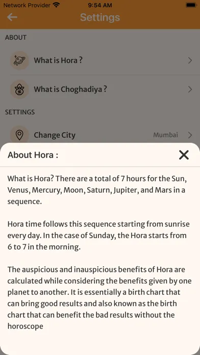 Vedic Time : Hora & Choghadiya স্ক্রিনশট