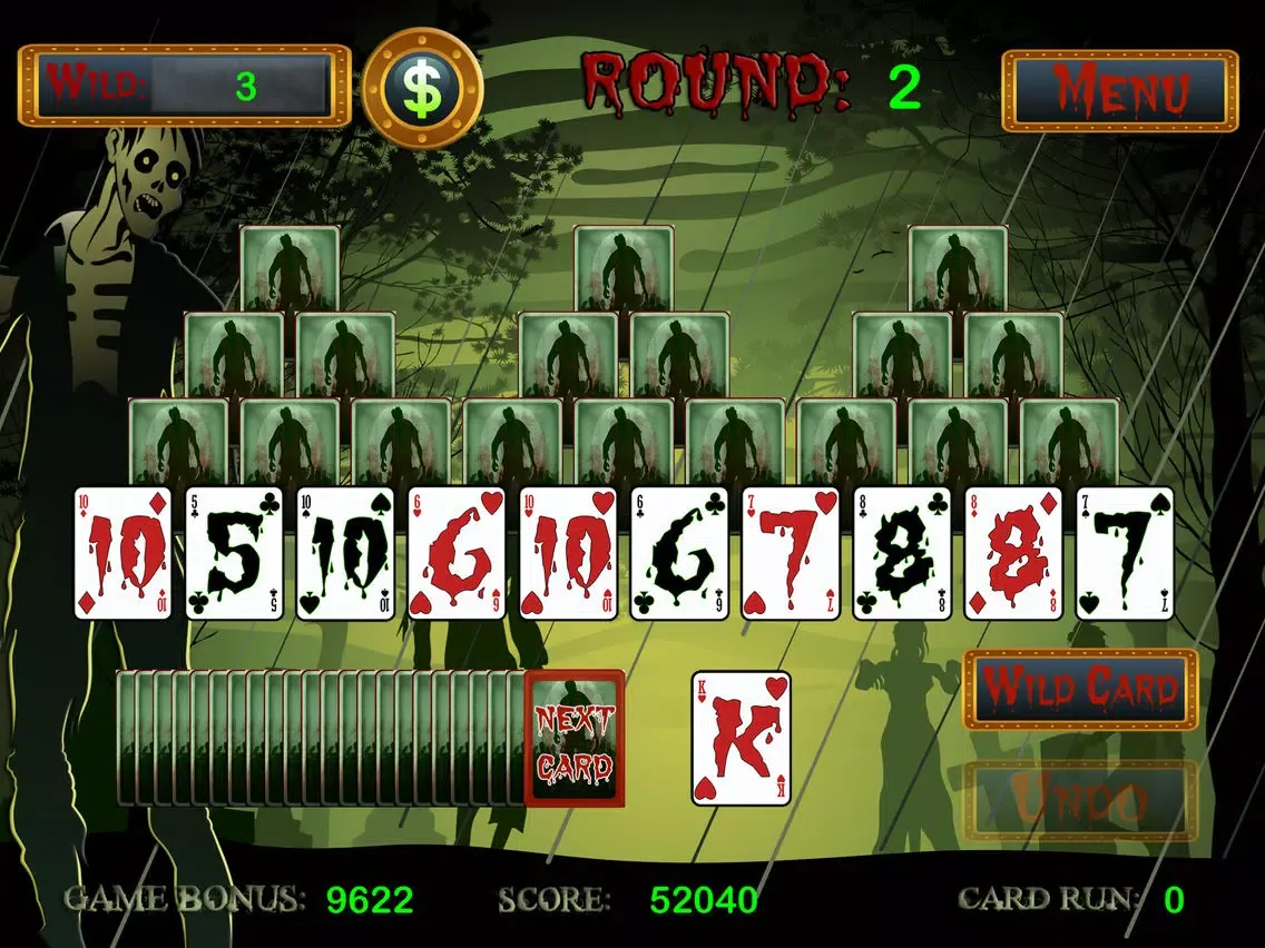 ภาพหน้าจอของ Zombie Solitaire Free iPad 