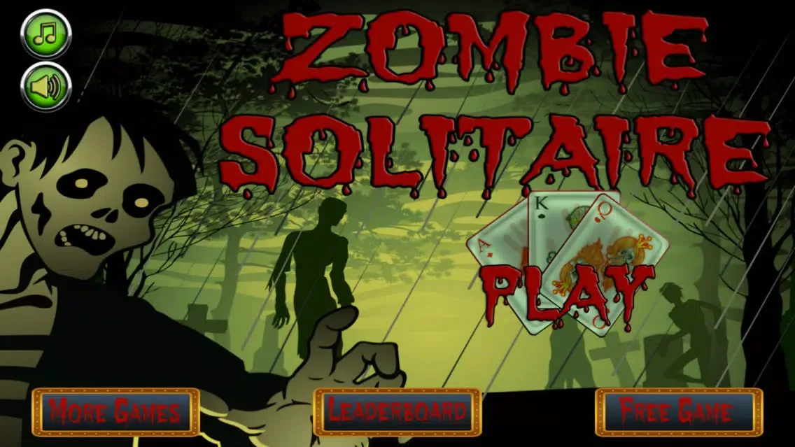 ภาพหน้าจอของ Zombie Solitaire Free