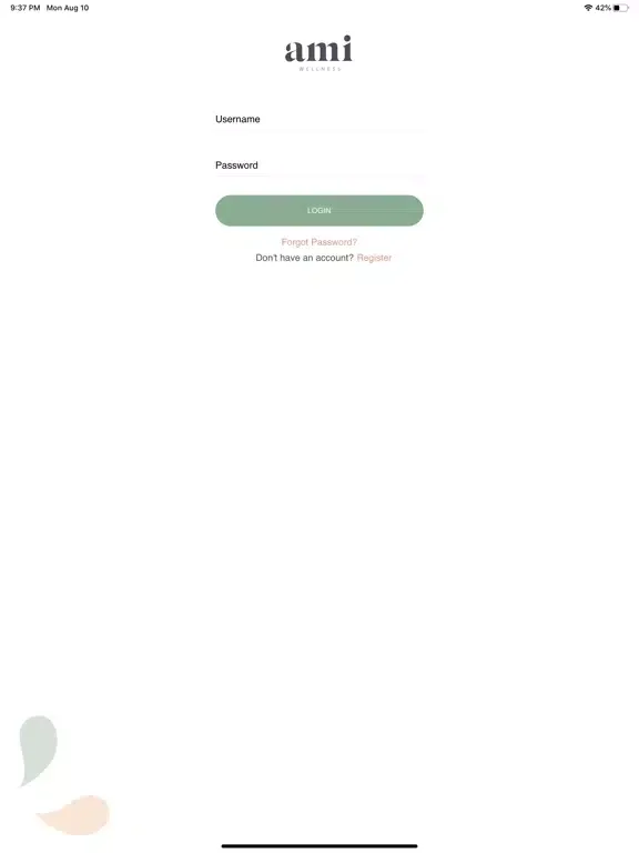 Ami Wellness Co-Op iPad  스크린샷