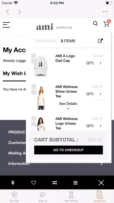 Ami Wellness Co-Op 스크린샷