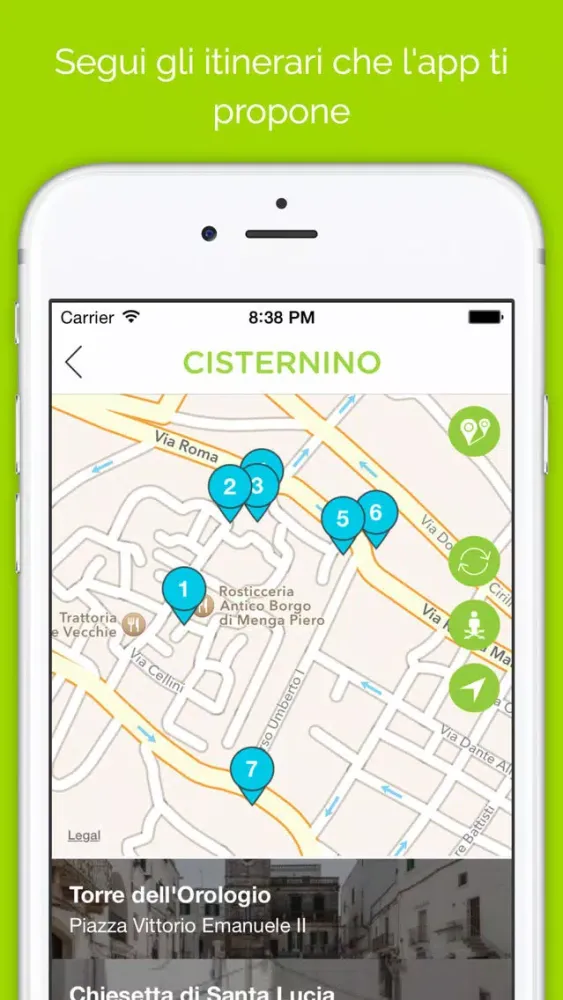 Tangkapan skrin Cisternino Amica