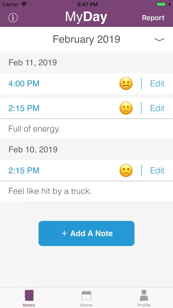 Galafold® MyDay – US Version Screenshots