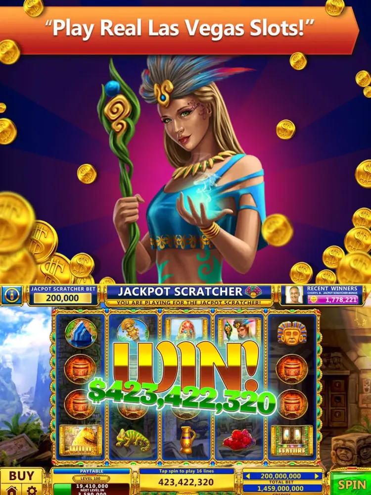 Ảnh chụp màn hình của Hot Slot Fortune:Jackpot Craze iPad 