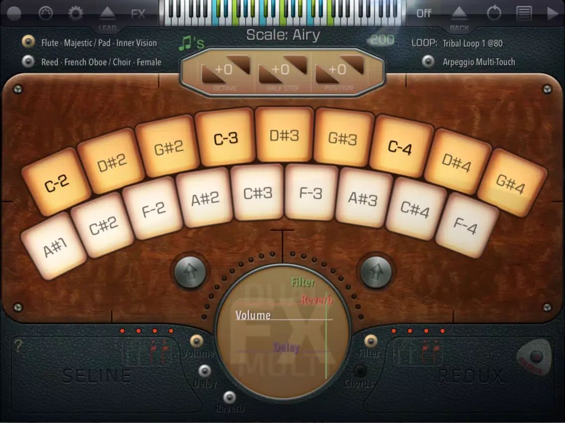 Скриншоты Seline Redux Synth iPad 