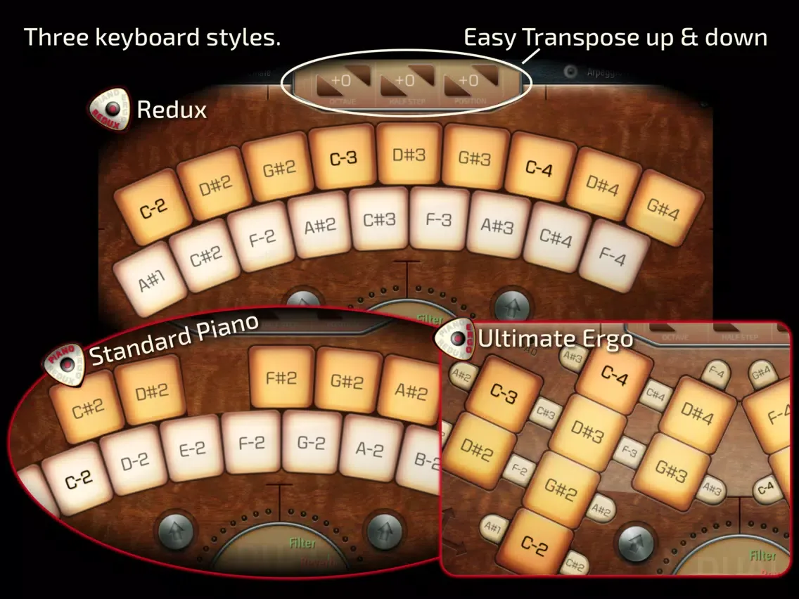 Скриншоты Seline Redux Synth iPad 