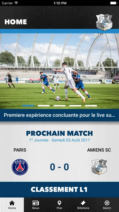 ภาพหน้าจอของ Amiens-SC