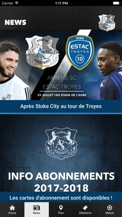 ภาพหน้าจอของ Amiens-SC