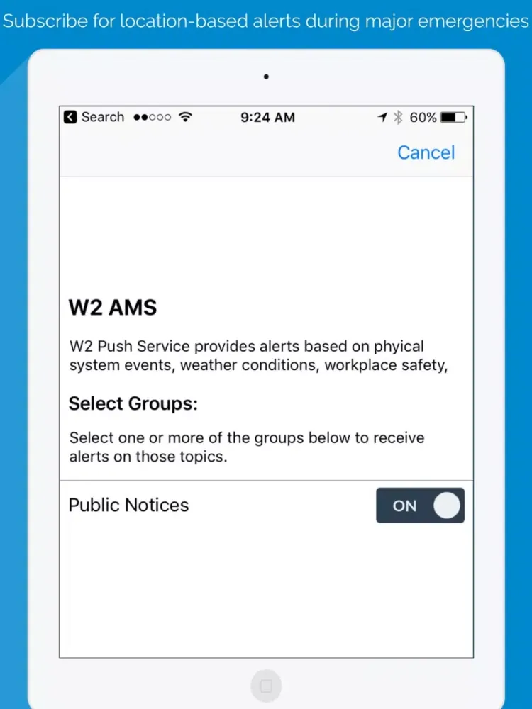 Amika Alert iPad 應用截圖