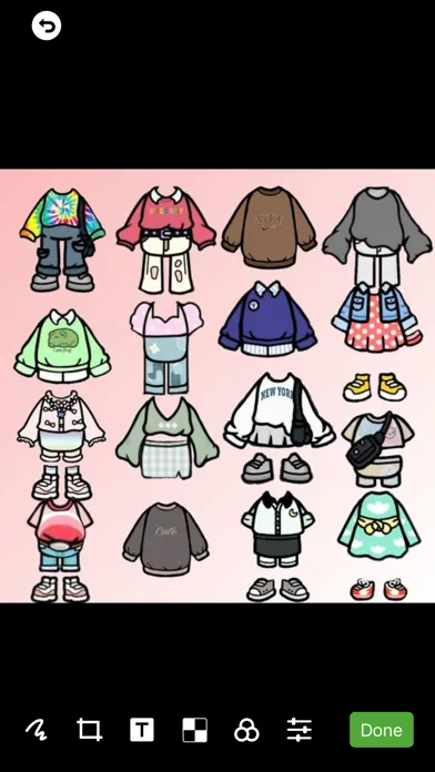 Toca Outfit Ideas 4K سکرین شاٹس