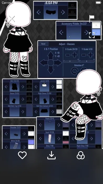 Gacha Outfit Ideas Life 4K स्क्रीनशॉट