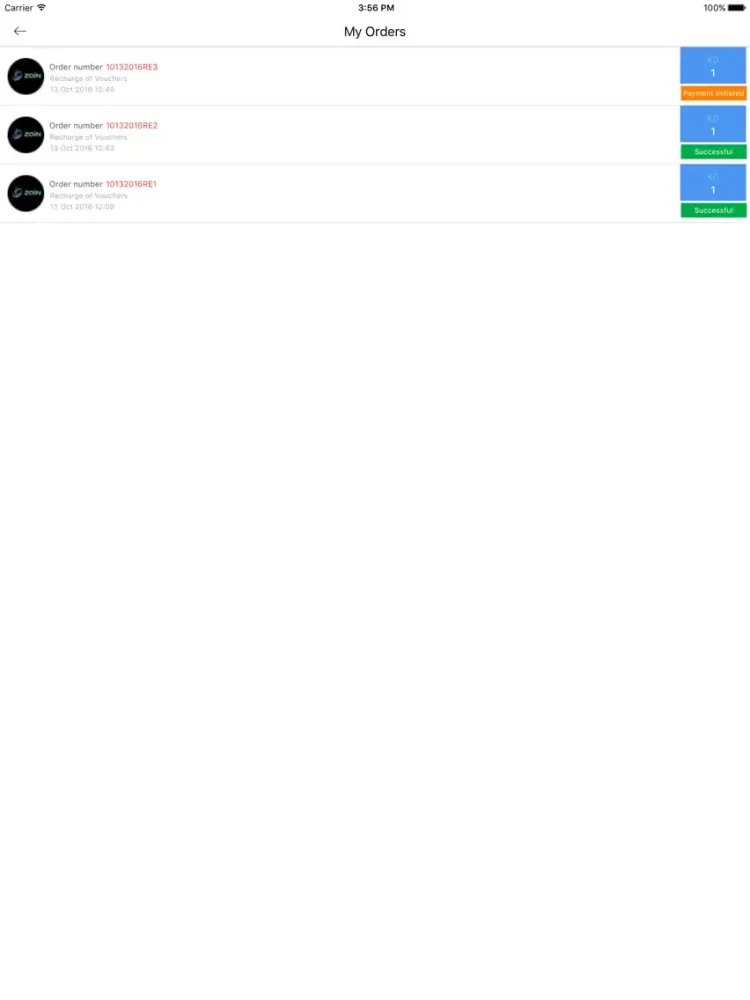 Ảnh chụp màn hình của 2Easy2Pay iPad 