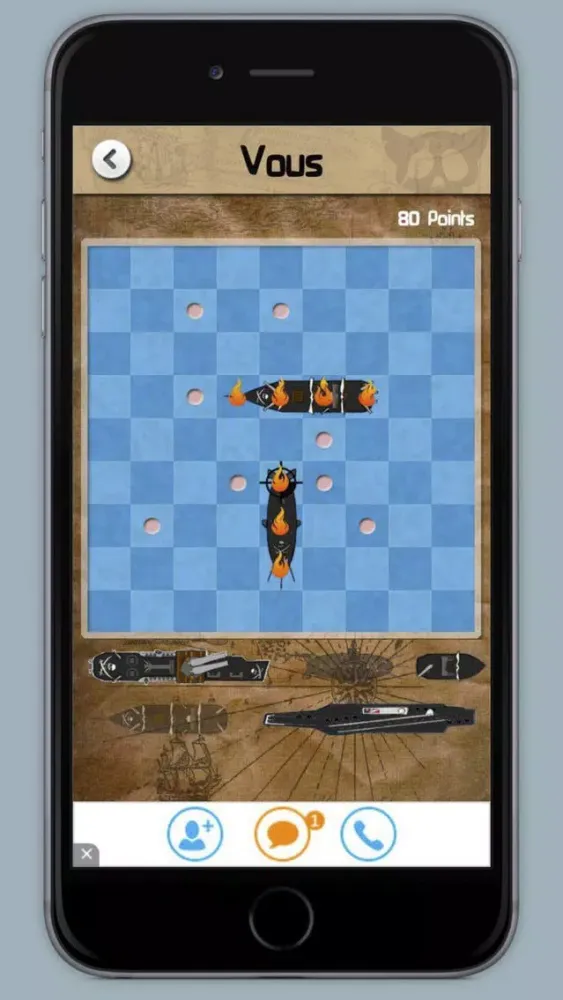 Capturas de tela do Bataille Navale : Touché Coulé