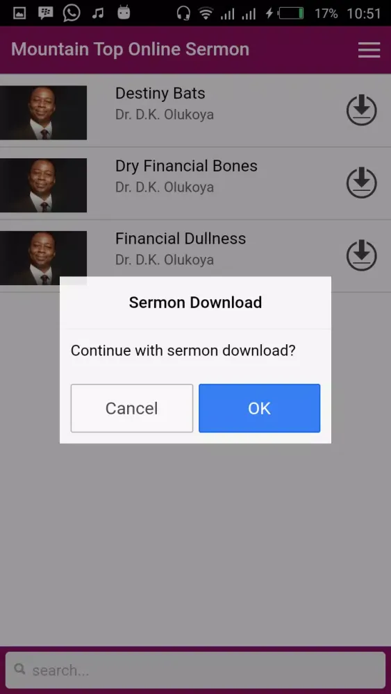 Mountain Top Online Sermon Screenshots