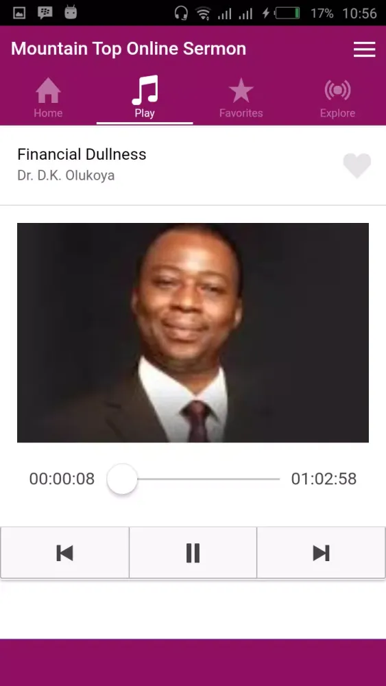 Mountain Top Online Sermon Screenshots