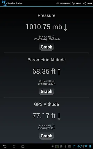 Weather Station Screenshots