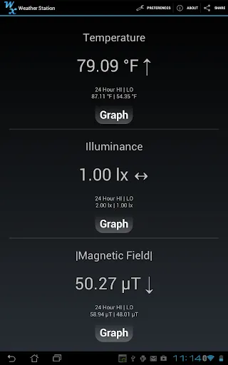 Weather Station Screenshots