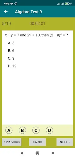 Math Formula with Practice Screenshots