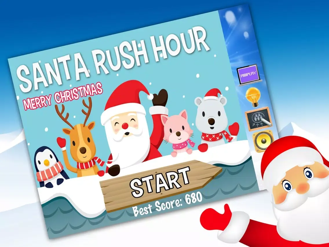 Santa Rush Hour iPad 应用截图
