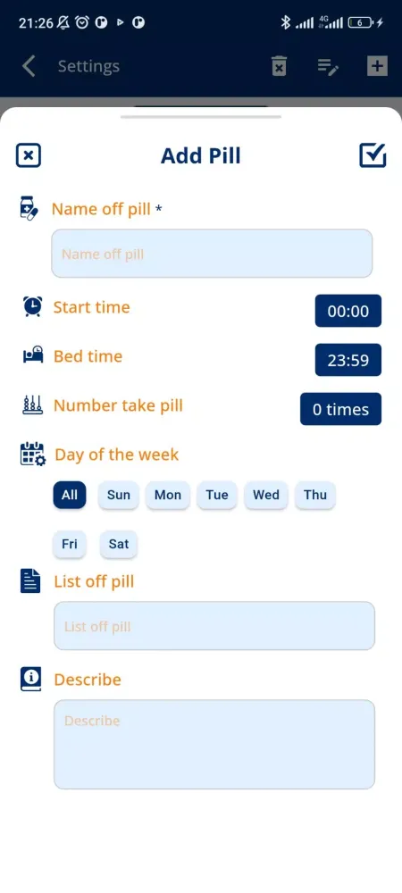 Mediclock - Medicine alarm Screenshots