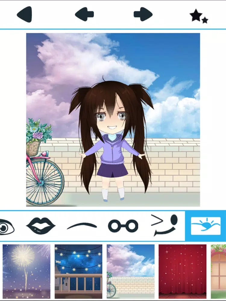 Tangkapan layar Chibi Maker for Yandere iPad 