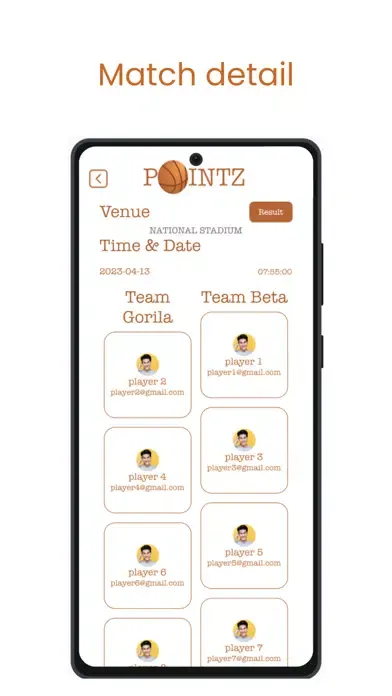 Tangkapan skrin Pointz App
