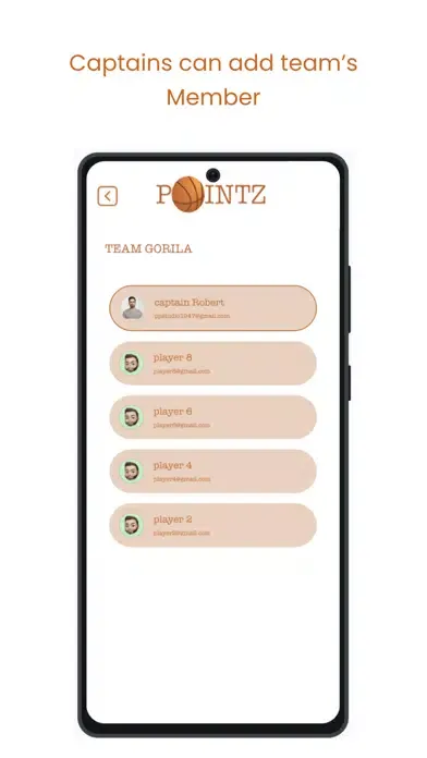 Tangkapan skrin Pointz App