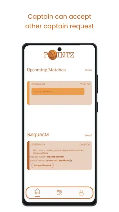 Tangkapan skrin Pointz App