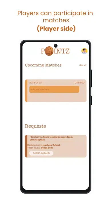 Tangkapan skrin Pointz App
